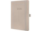 CONCEPTUM Wochenkalender 2026 C2630 1W/2S taupe 13.5x21cm (4004360772450)