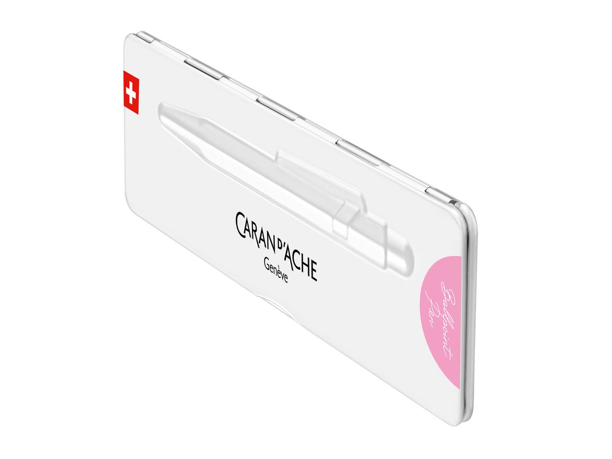 CARAN D'ACHE Stylo à bille 849 Colormat-X 849.591 rose, Slimpack (7630002351768)
