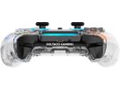 DELTACO Wireless Controller PS4 GAM-169-T Transparent (7333048060839)