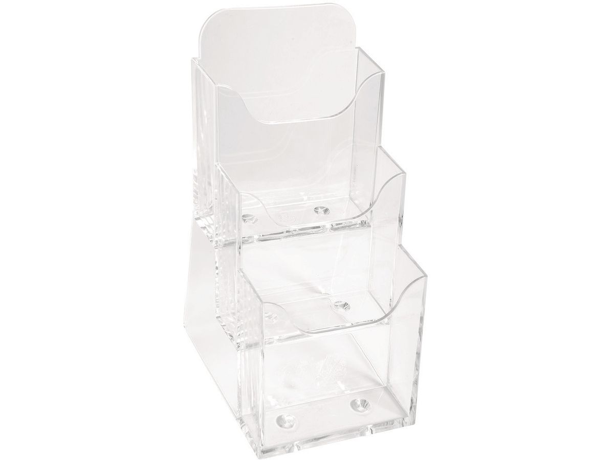 EXACOMPTA Prospekthalter 1/3 A4 73158D transparent 112x115x218mm (9002493108929)