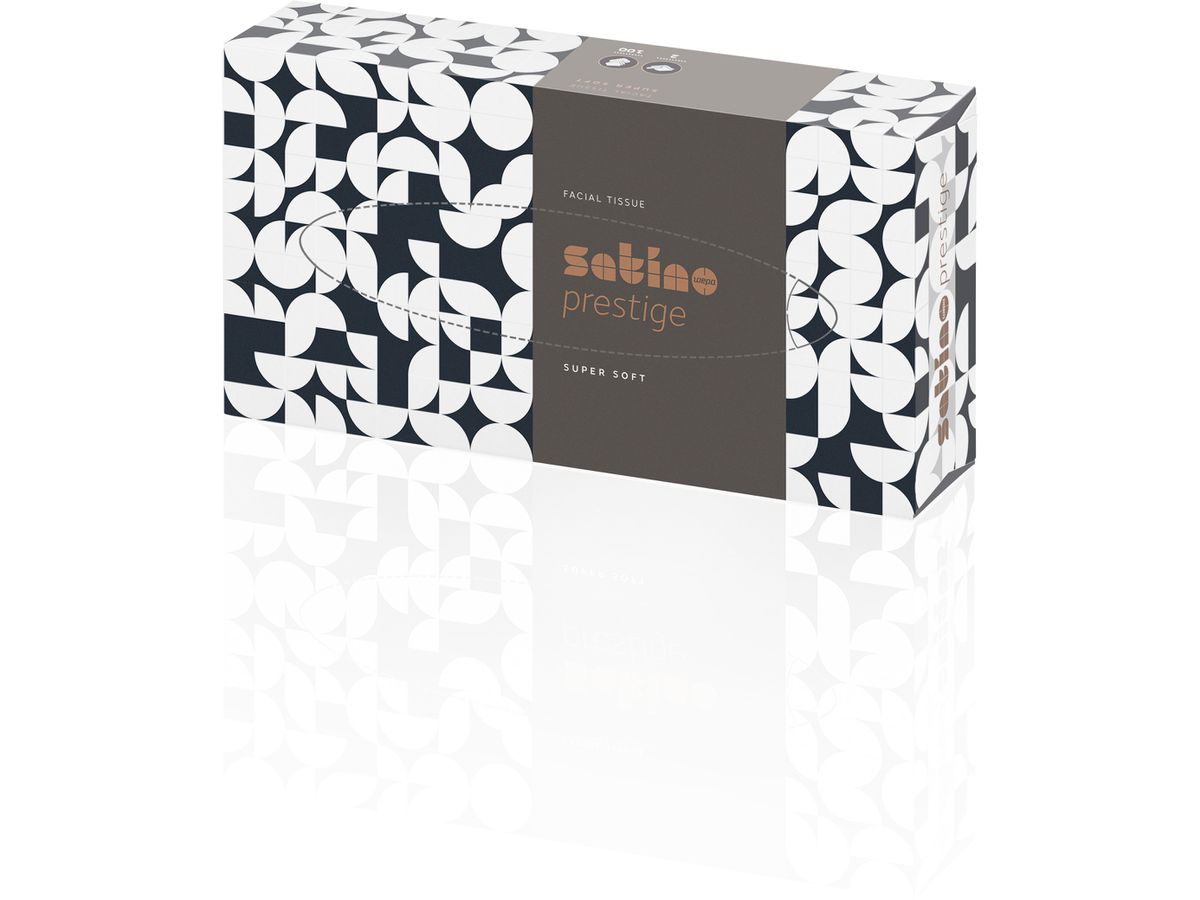 SATINO Kosmetiktücher 600939 Prestige, 100 Tücher (4000735323333)