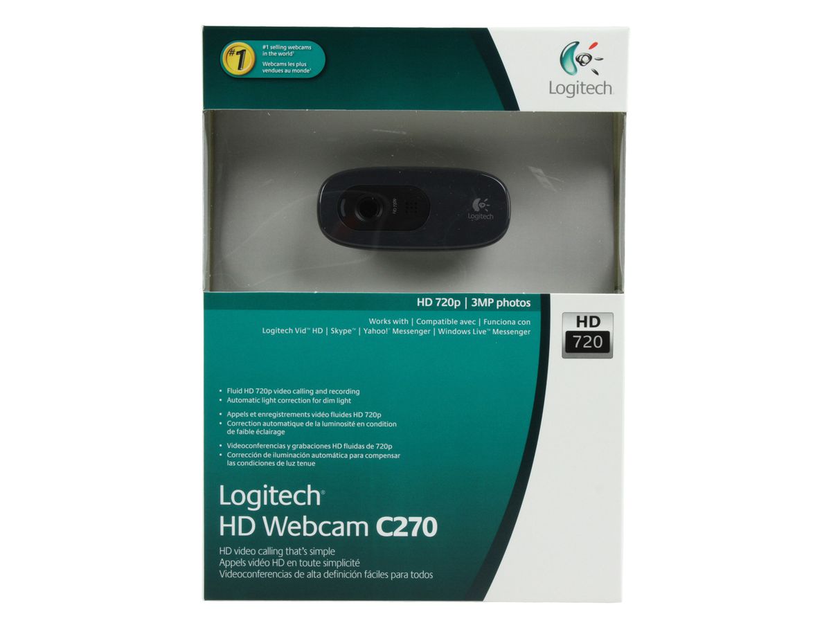 LOGITECH HD Webcam C270 960-001063 (5099206064201)
