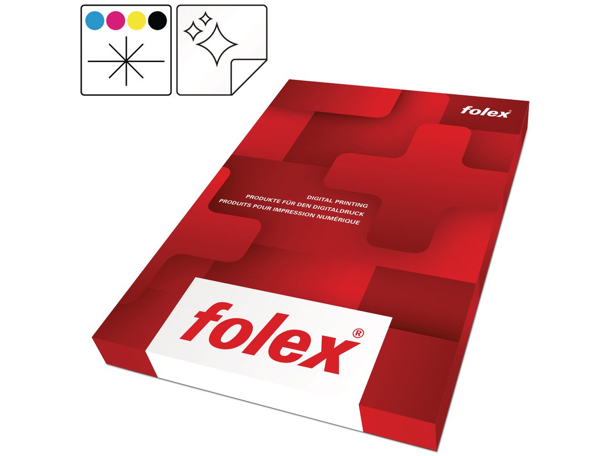 FOLEX Farblaser-Folie CLP/PCL A4 2999C.050.44 selbstklebend 50 Folien (7610689081219)