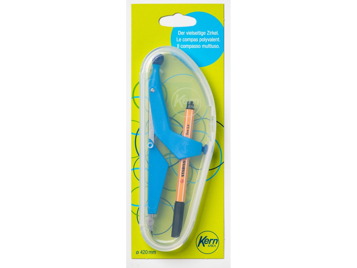 KERN Zirkel Krea 22 Standard K 22 bis 420mm, blau (7640160331205)