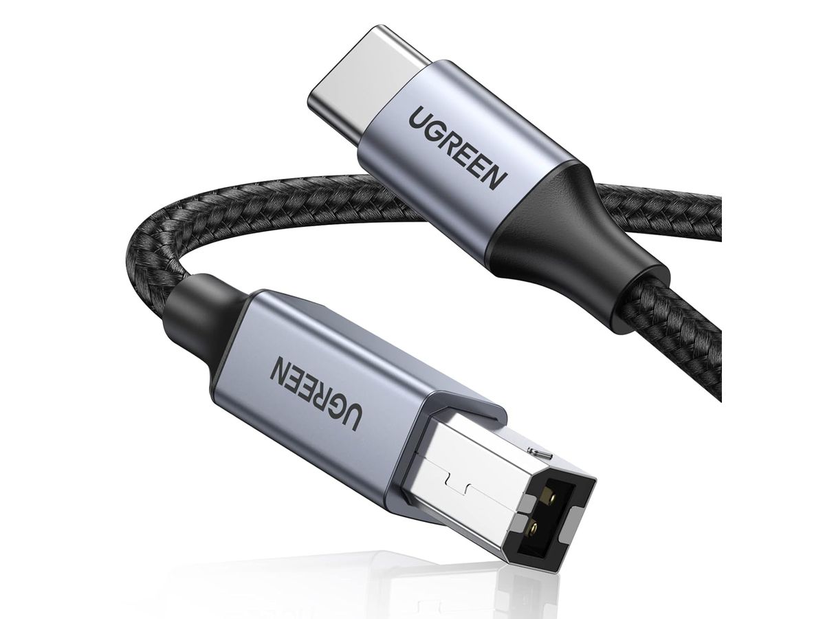 UGREEN Printer Cab. USB-C-USB-B 2.0 80807 2m,Black,BB (6957303888078)