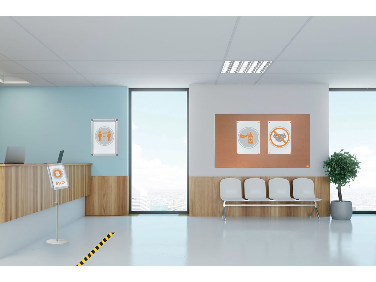 NOBO Cornice affisso A4 1902214 248x17x370mm (5028252194105)