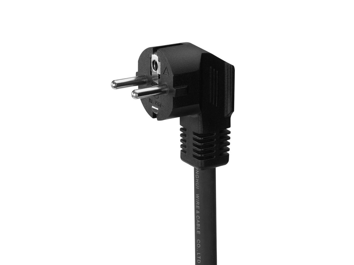 DELTACO e-Charge cable Schuko,Type 2 EV-1233 6-16A, 3.5 kW, 5.5m, Black (7333048066978)