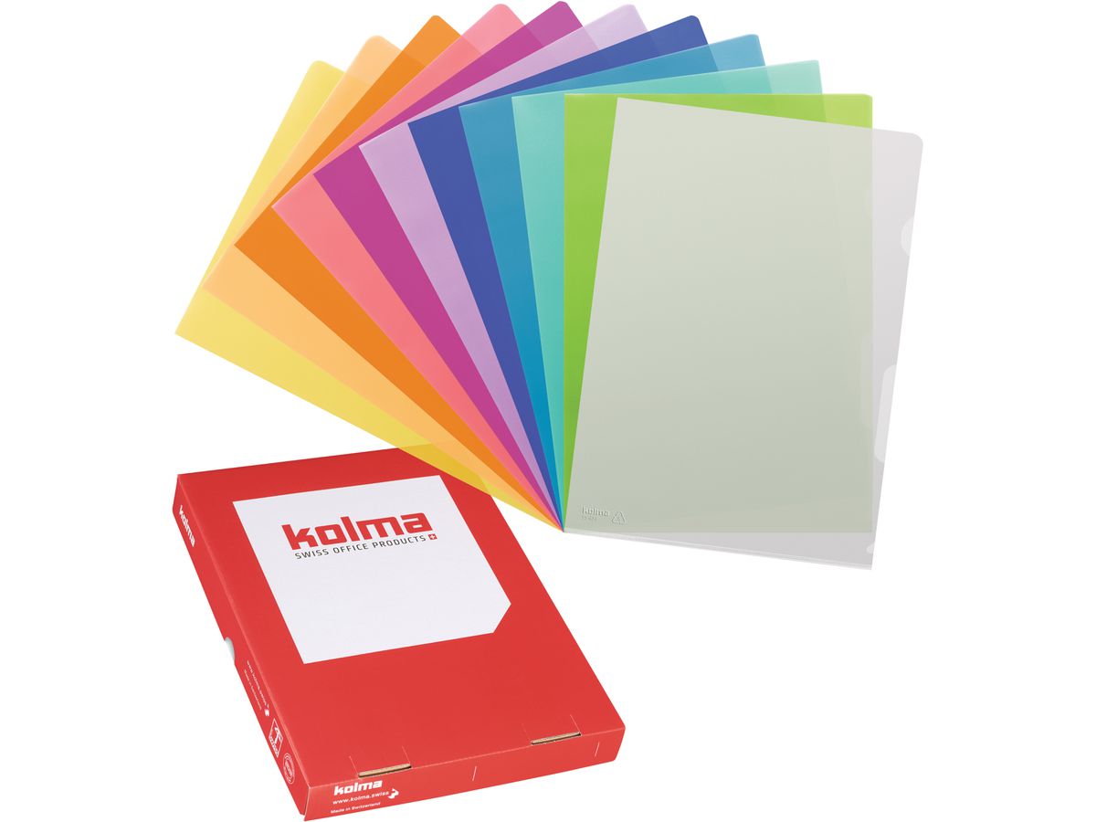 KOLMA Dossier Superstrong A4 59.433.01 verde 10 pezzi (7611967590096)