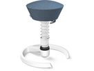 AERIS Sgabello Swopper 101STWHWHCP2 bianco/blu, con piede (4250200423062)