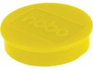 NOBO Aimant ronde 38mm 1915316 jaune 10 pcs. (5028252611381)
