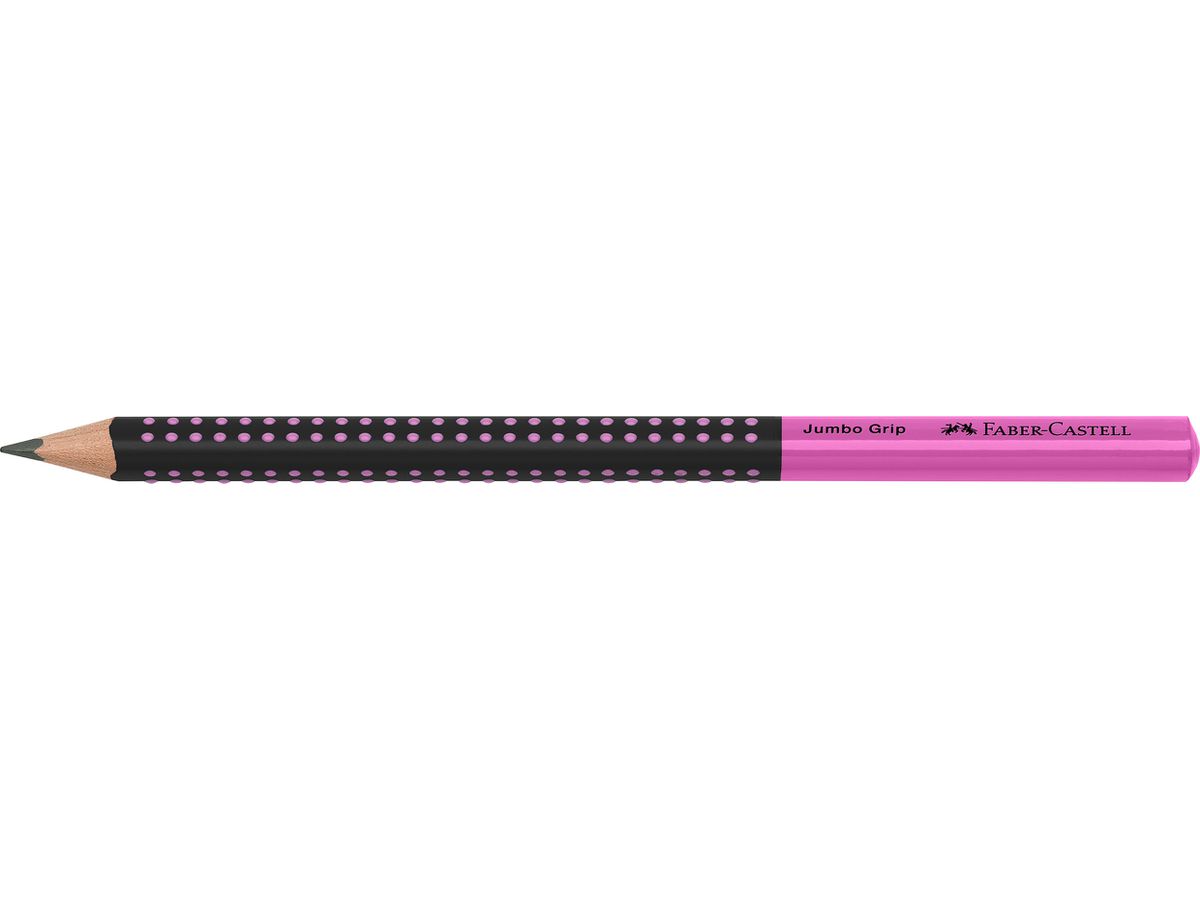 FABER-CASTELL Matita Jumbo Grip 511911 Two Tone nero/pink (4005405119117)
