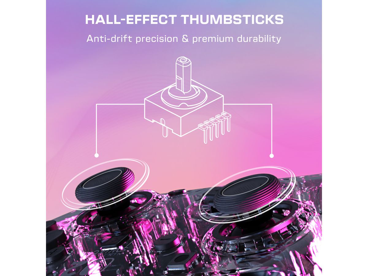 TURTLE BEACH Afterglow Wired Ctrl TBC-8004-95 NSW 2, Clear (0840454402254)