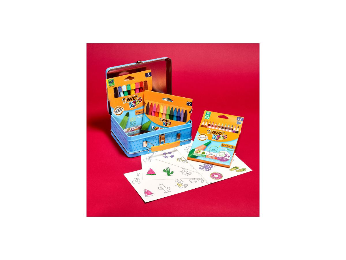 BIC Memory Game Kids 978221 Metal Box (3086123655430)