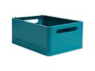 EXACOMPTA Boîte pliable Skandi A4+ 27234D Mini bleu pacif. 375x40x275mm (9002493272347)