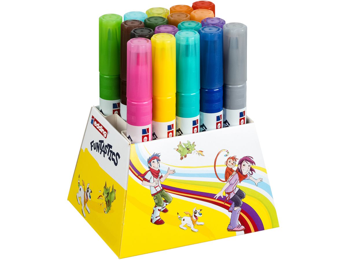 EDDING Funtastics 14 3mm 14-E18 18 pz., astuccio (4004764943227)