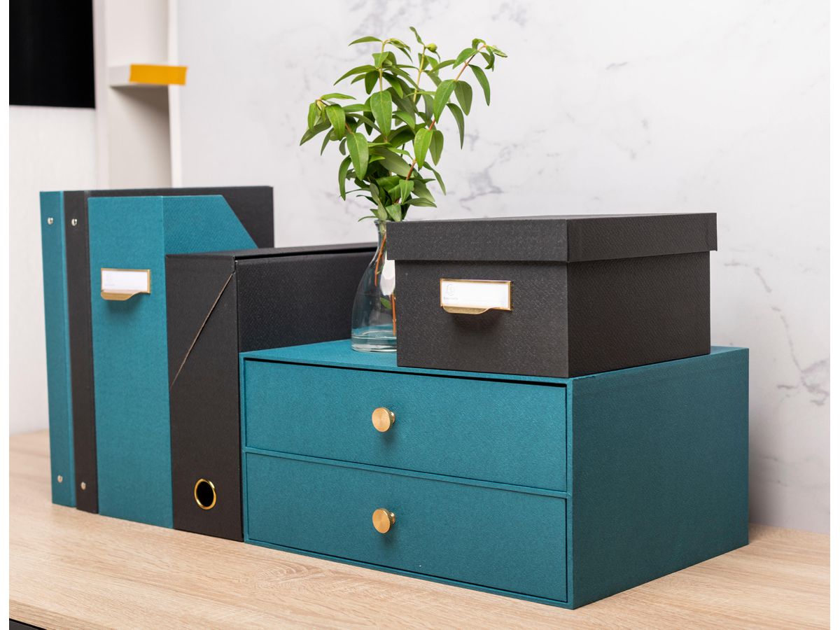 EXACOMPTA Schubladenbox OfficeByMe A4+ 30603E 2 Schubladen, blau (3130630306030)