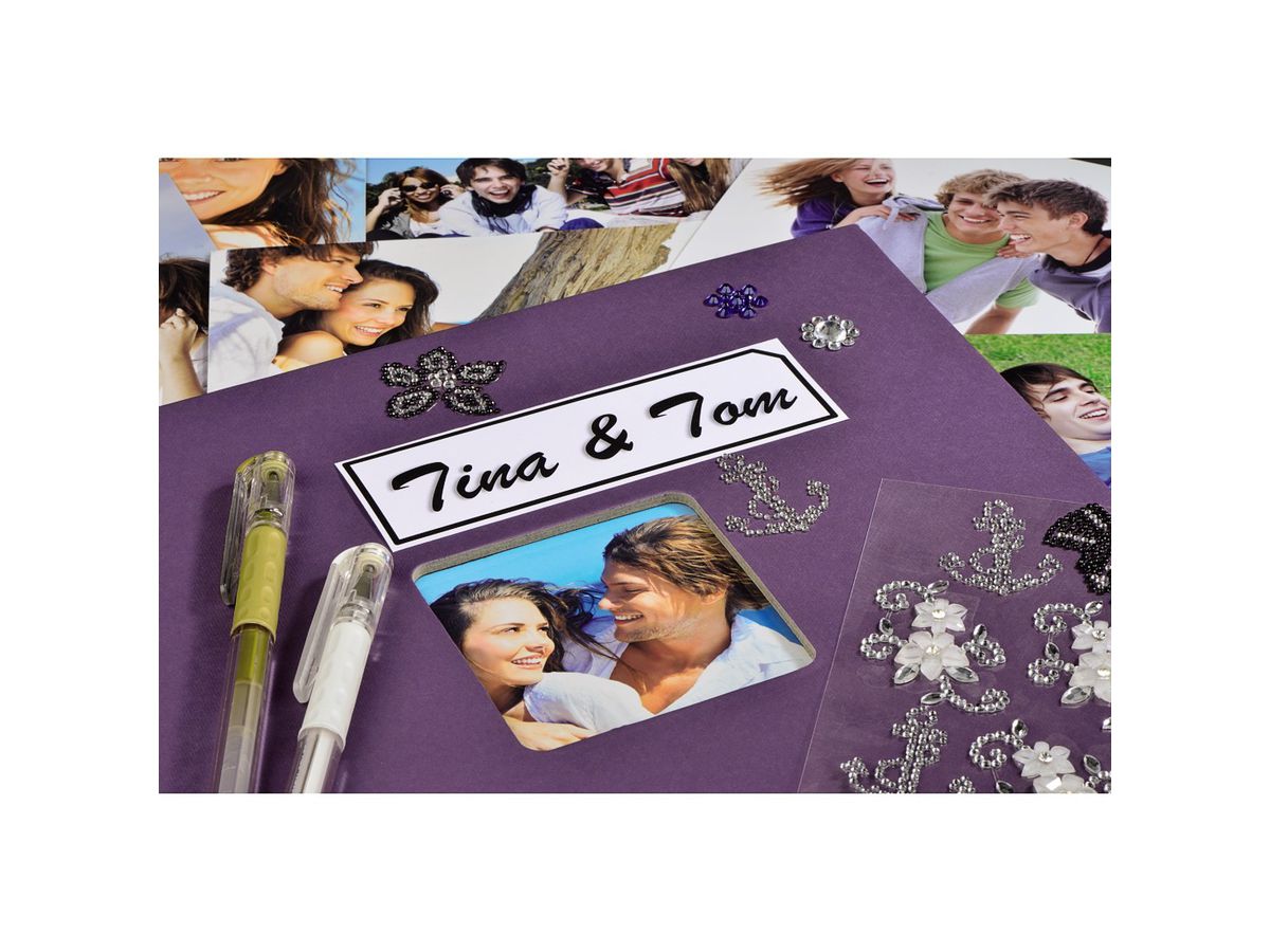 HAMA Album Fine Art 28x24cm 94876 violet 25 pages (4007249948762)