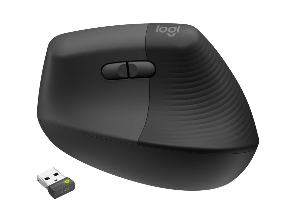 LOGITECH Ergonomische Maus 910-006494 Lift for Business Graphite (5099206099838)