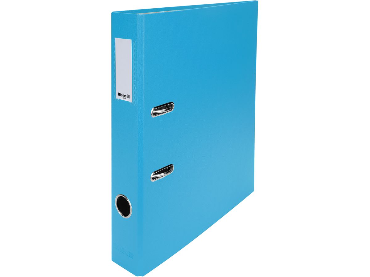 BIELLA Classeur Plasticolor 4cm 10740406U bleu clair A4 (7611365200573)