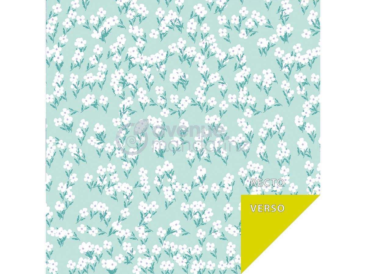 MANDARINE Fogli Origami 20x20cm 52507O Fiori 70g 60 fogli (3065500525078)