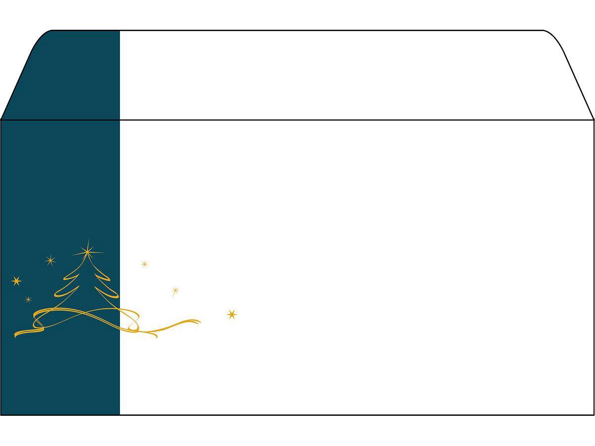 SIGEL Weihnachts-Umschlag 11x22cm DU254 X-Mas tree Weisspapier (4004360795169)