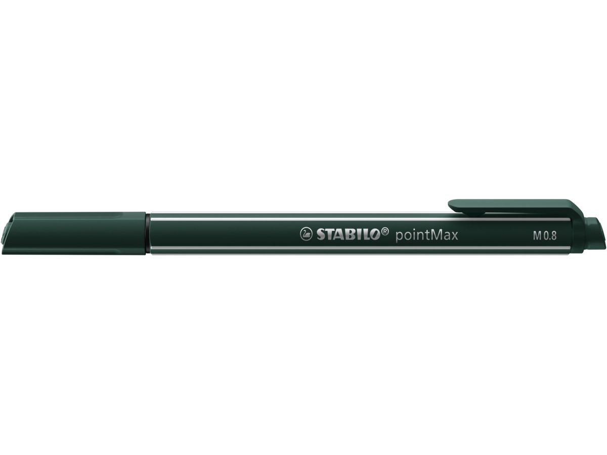 STABILO Stylo fibrePointMax 0.8mm 488/63 vert oliv (4006381581554)