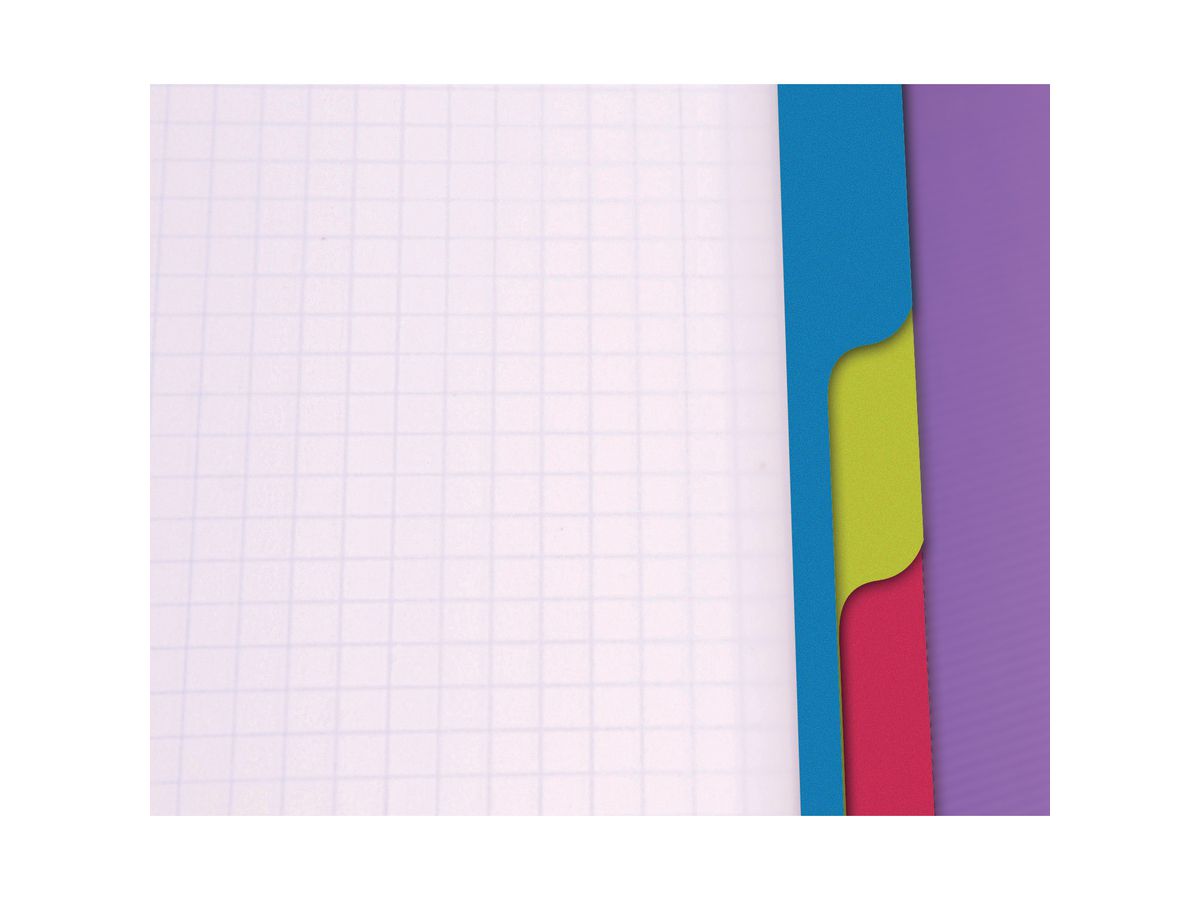 CLAIREFONTAINE LINICOLOR Quaderno A5+ 329755 5mm 90 fogli (3329683297550)