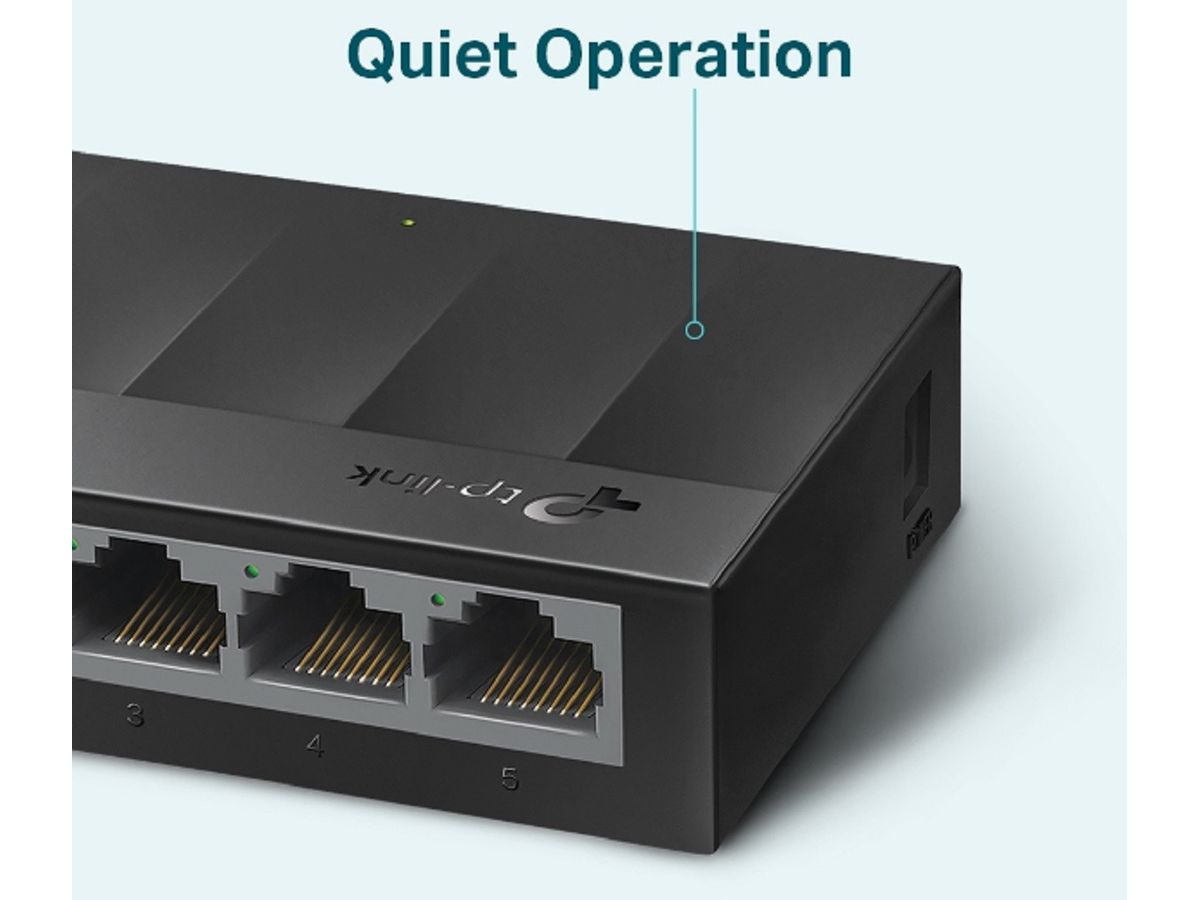 TP-LINK LiteWave 5Port Gigabit Switch LS1005G Desktop Plastic Case (6935364085469)