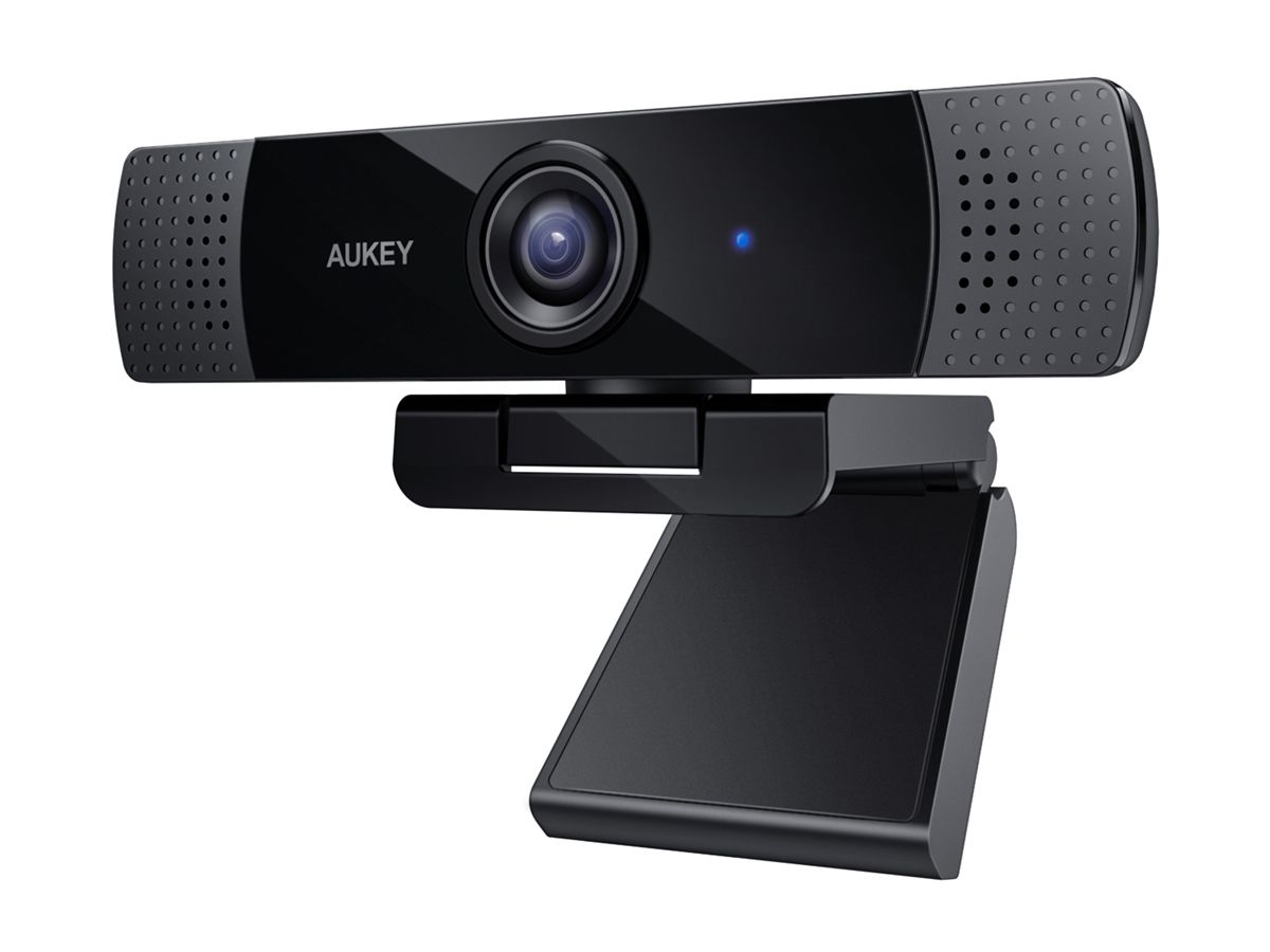 AUKEY Stream Webcam 1080P Dual Mic PC-LM1E black, USB 2.0 (0631390543268)