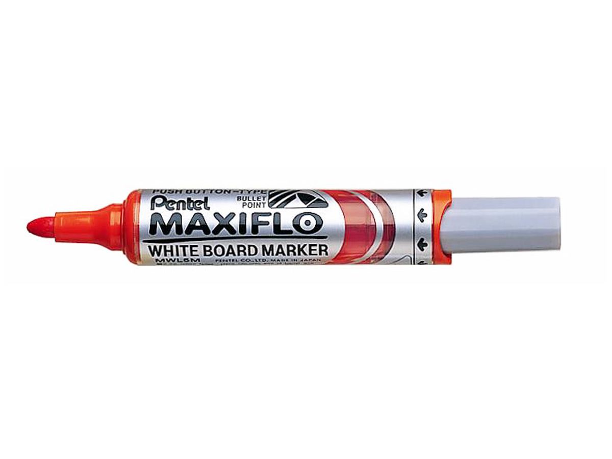 PENTEL Whiteboard Marker 6mm MWL5M-F arancione (3474374500065)