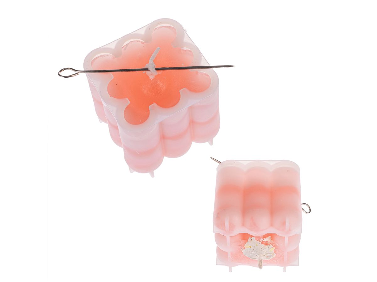 GLOREX Kerzengiessform 5.5x5.5x6cm 69732092 Bubble (7610877601724)