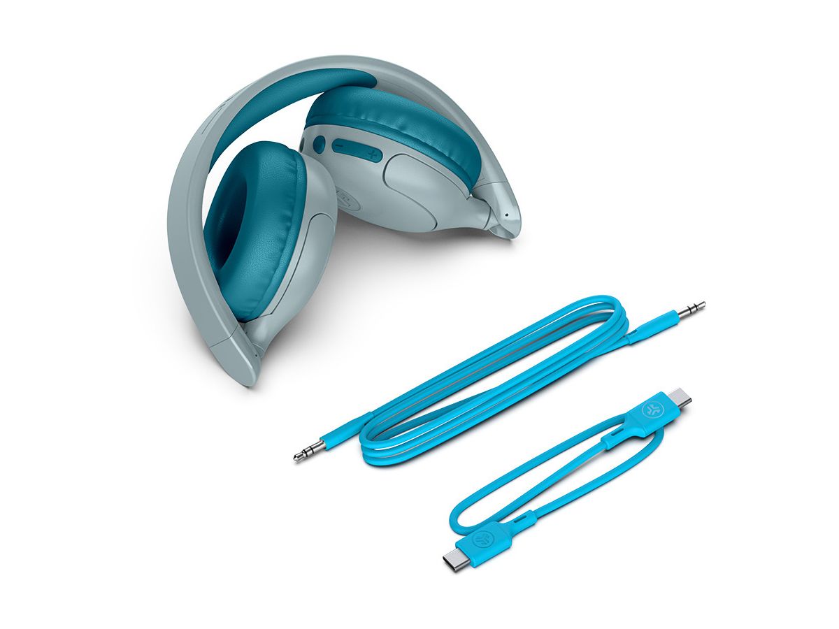 JLAB JBuddies Pop Kids Headph. IEUHBKJPOPRTEL122 Wireless, Teal (0810119072641)