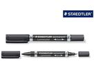 STAEDTLER Lumocolor DUO 348 0.6/1.5mm 348-9 noir perm. (4007817348031)