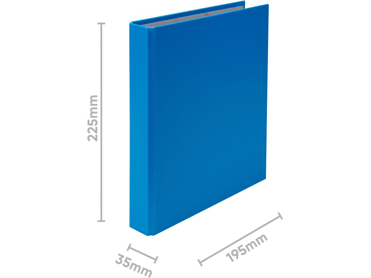 BIELLA Ringbuch Ringo-Plast 3.5cm 42552005U blau 2-Ring A5 (7611365257881)