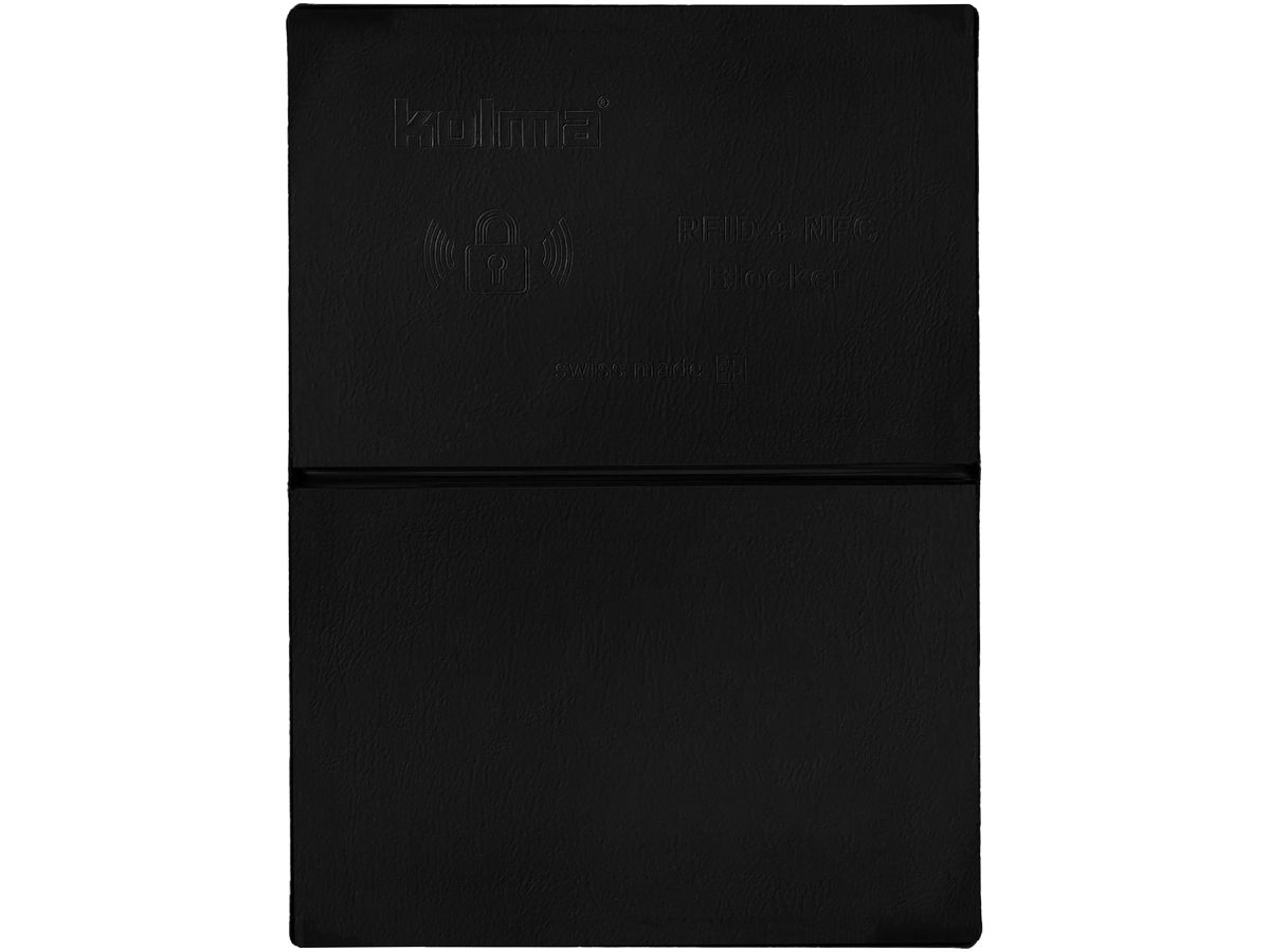 KOLMA Kreditkartenhülle RFID 09.161.06 schwarz 66x95mm (7611967090558)