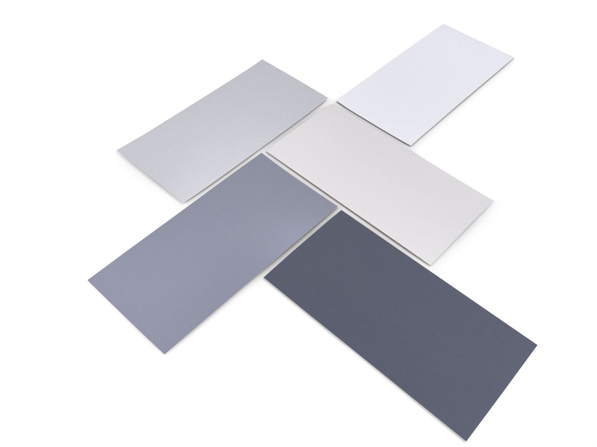 MAGNETOPLAN Schede comunicazione 20x10cm 112501570 Set Grey, ass. 250pz. (4013695067018)