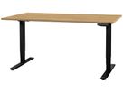CONTINI Table de bureau 160x80cm 108175 chêne/noir, ET225E (9470108175008)