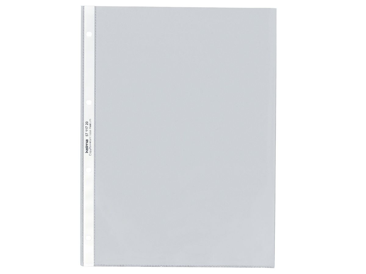 KOLMA Zeigetaschen Copyresistant A4 57.617.20 transp., lisse med. 10 Stück (7611967570180)
