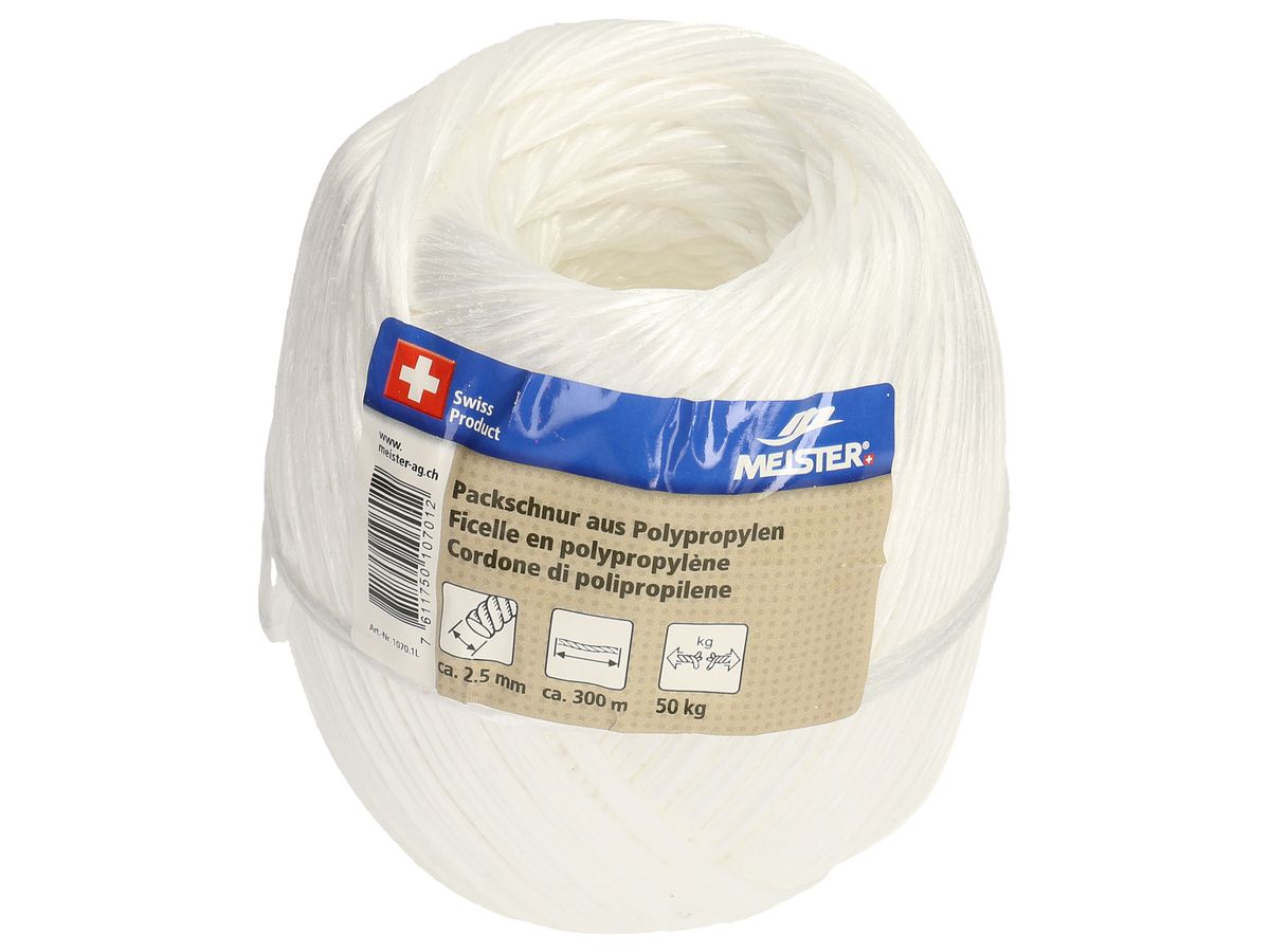 NEUTRAL Handpackschnur PP 10.23.004.00.526 weiss 2.5mm/300m (7611750107012)