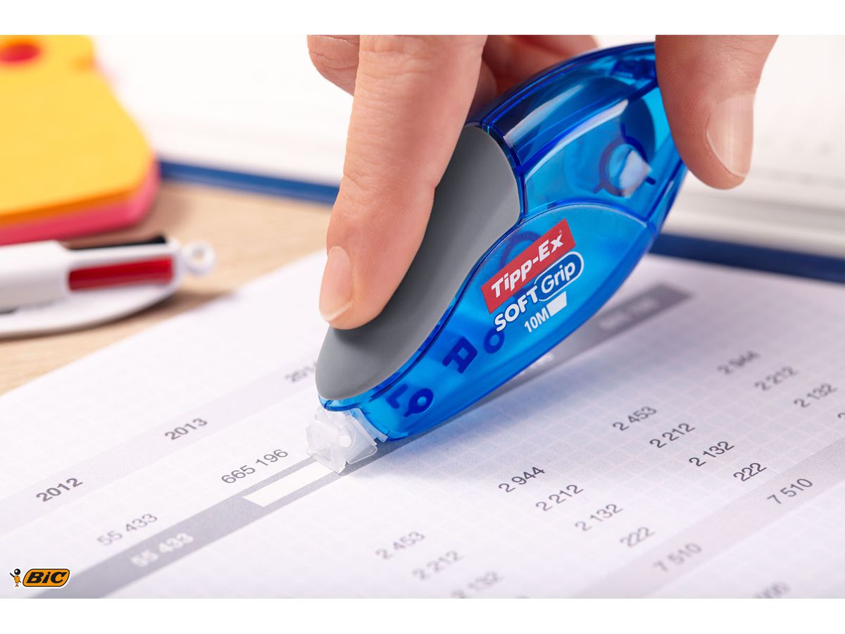 TIPP-EX Soft Grip 4,2mmx10m 895933 Korrekturroller 10 Stück (3086123277175)
