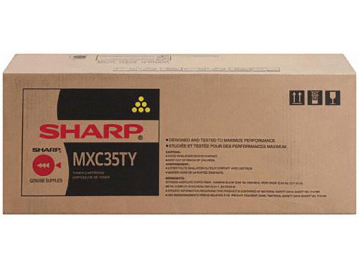 SHARP Toner yellow MX-C35TY MX-C407P/C357F 6000 Seiten (4974019138770)