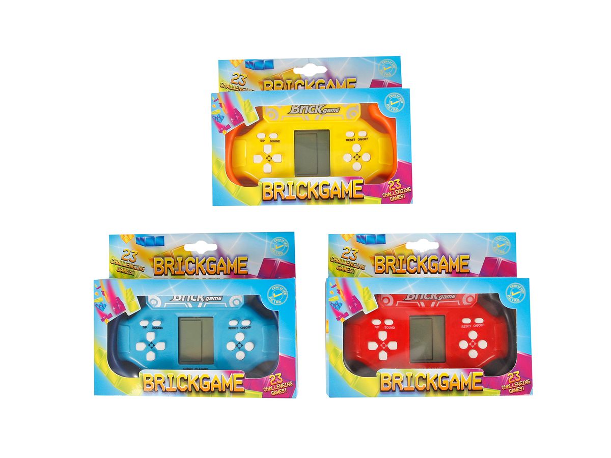 ROOST Brickgame 14x12cm 621236 23 jeux, assorti (8713219464083)