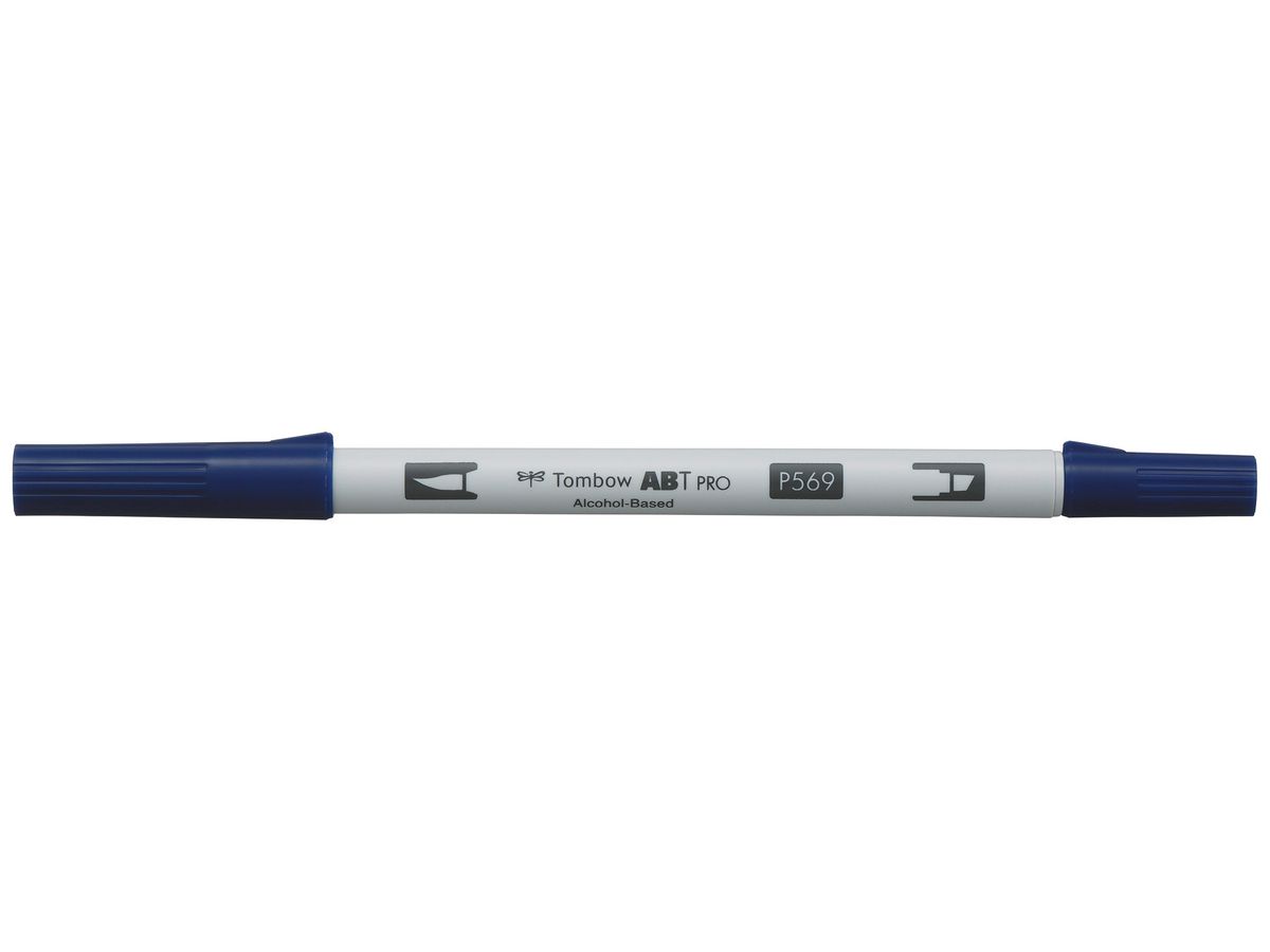 TOMBOW Dual Brush Pen ABT PRO ABTP-569 jet blue (4901991648454)