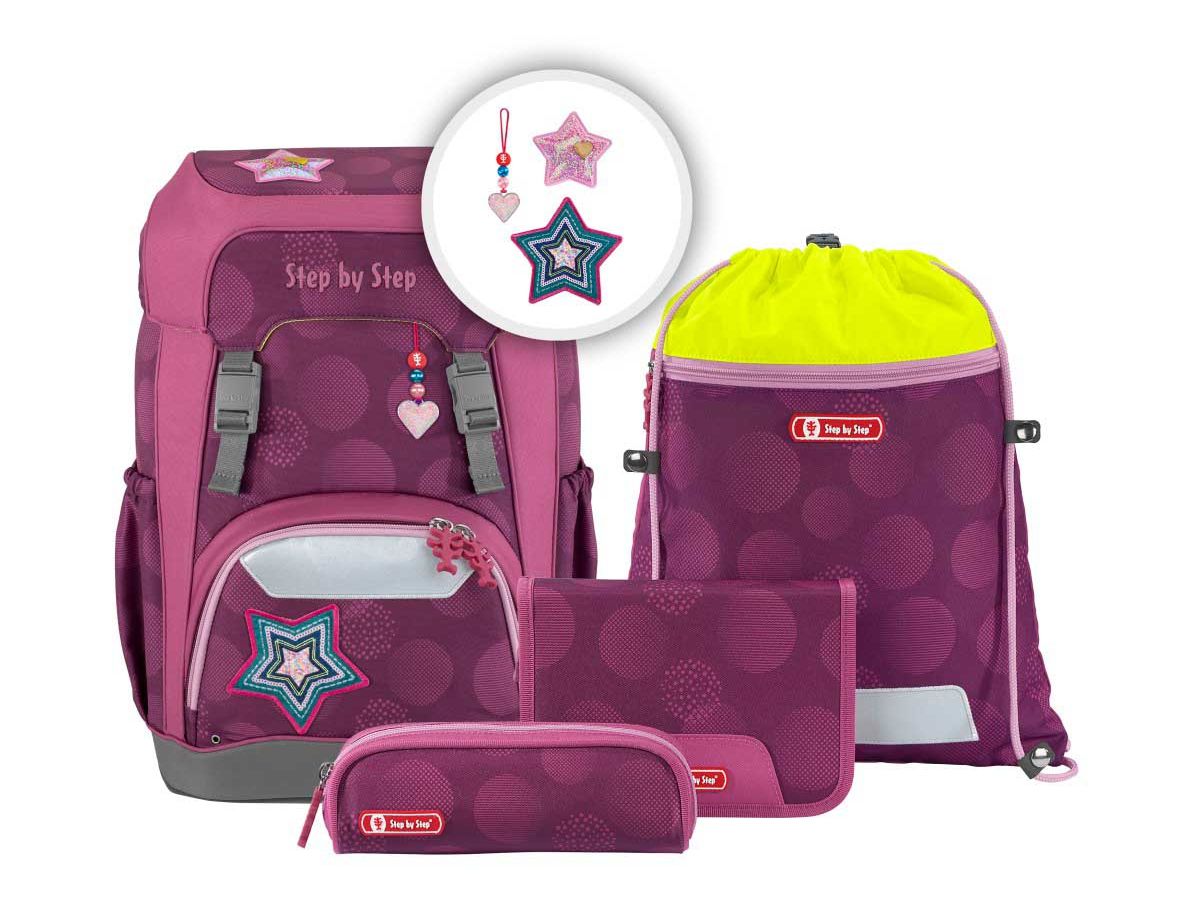 STEP BY STEP Sac à dos GIANT 129688 Glamour Star 5 pcs. (4047443443458)