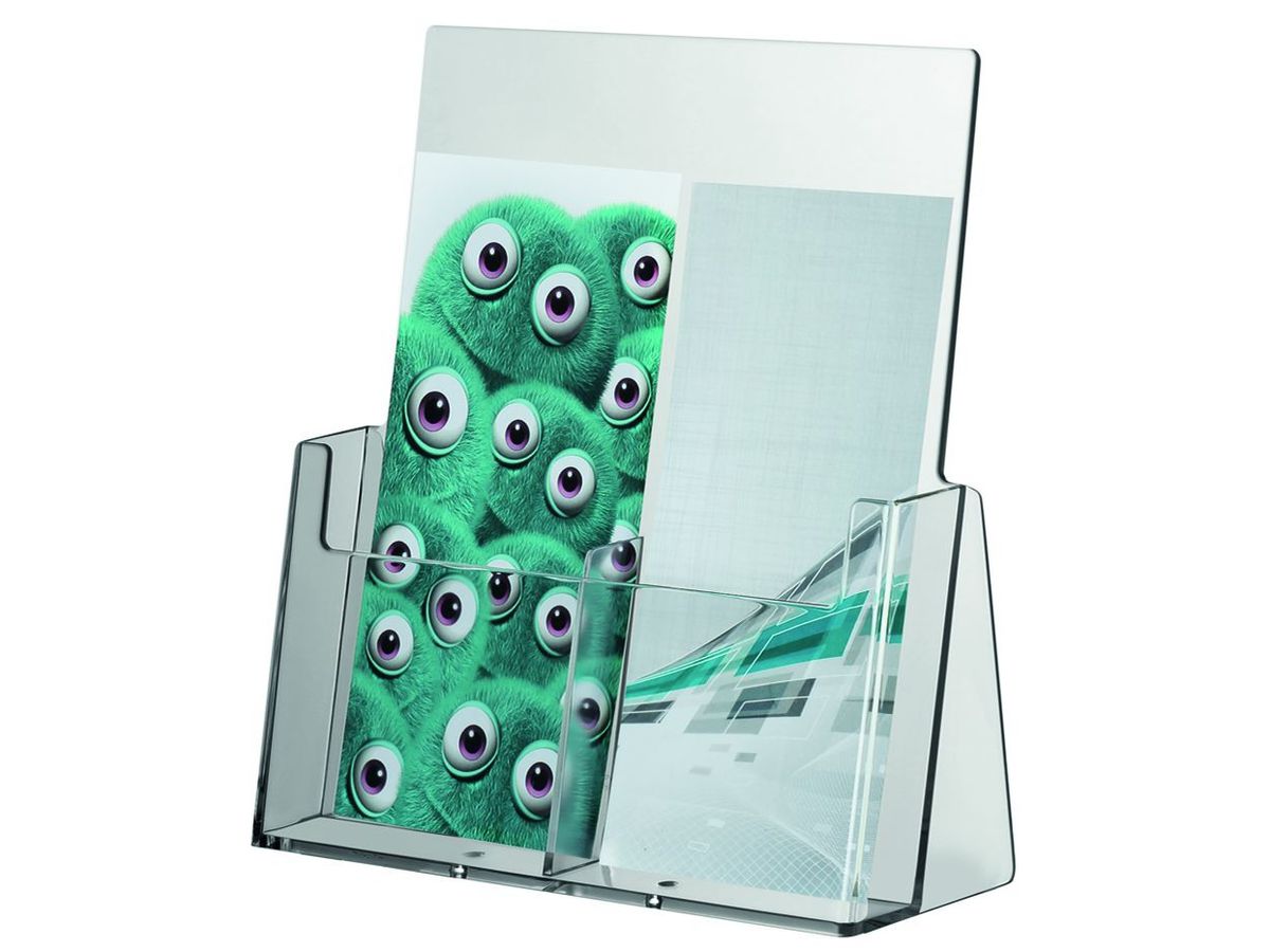 NEUTRAL Prospektständer ST-PRO157 Fülltiefe 3.5cm 2F. A6/5 (4011432211571)