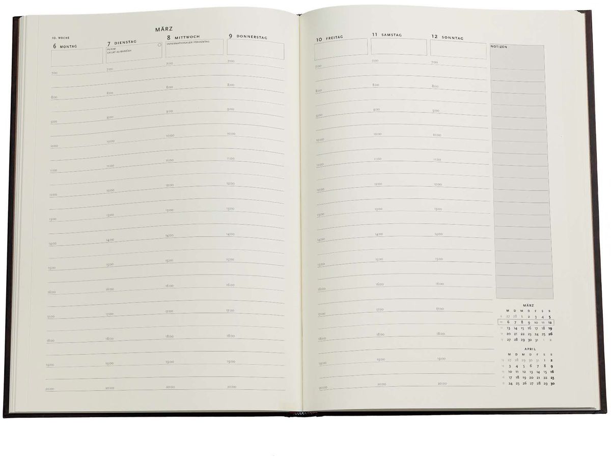 PAPERBLANKS Agenda Blue Luxe Grande 2026 DD0657-3 1S/2P VER Grande HC TE 21x30cm (9780349706573)