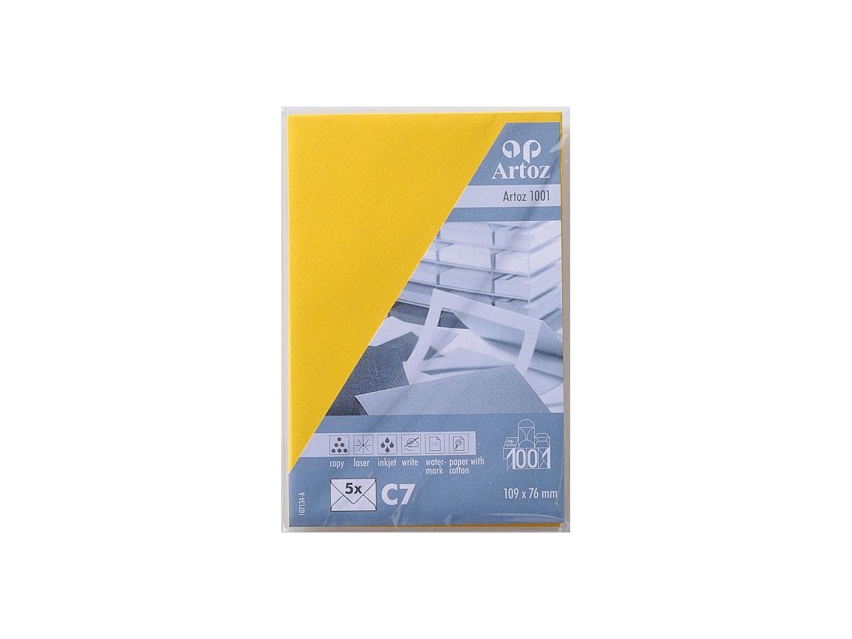 ARTOZ Couverts 1001 C7 107134182 100g, sonnengelb 5 Stück (7612450244526)