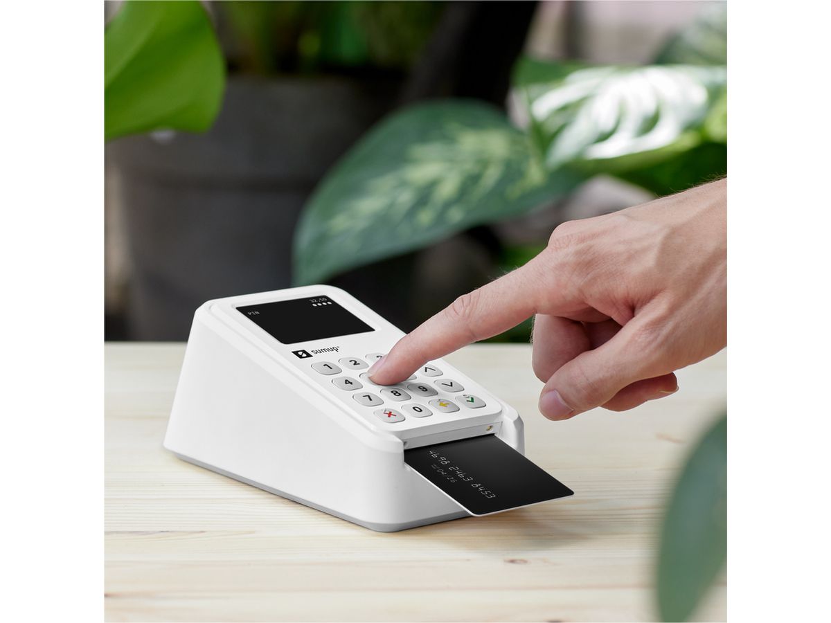 SUMUP 3G Kartenterminal SUM-900605801 und Bondrucker (4260325421898)