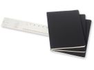 MOLESKINE Quaderno Cahier XL 25x19cm 705021 quadrettato, nero 3 pezzi (9788883705021)