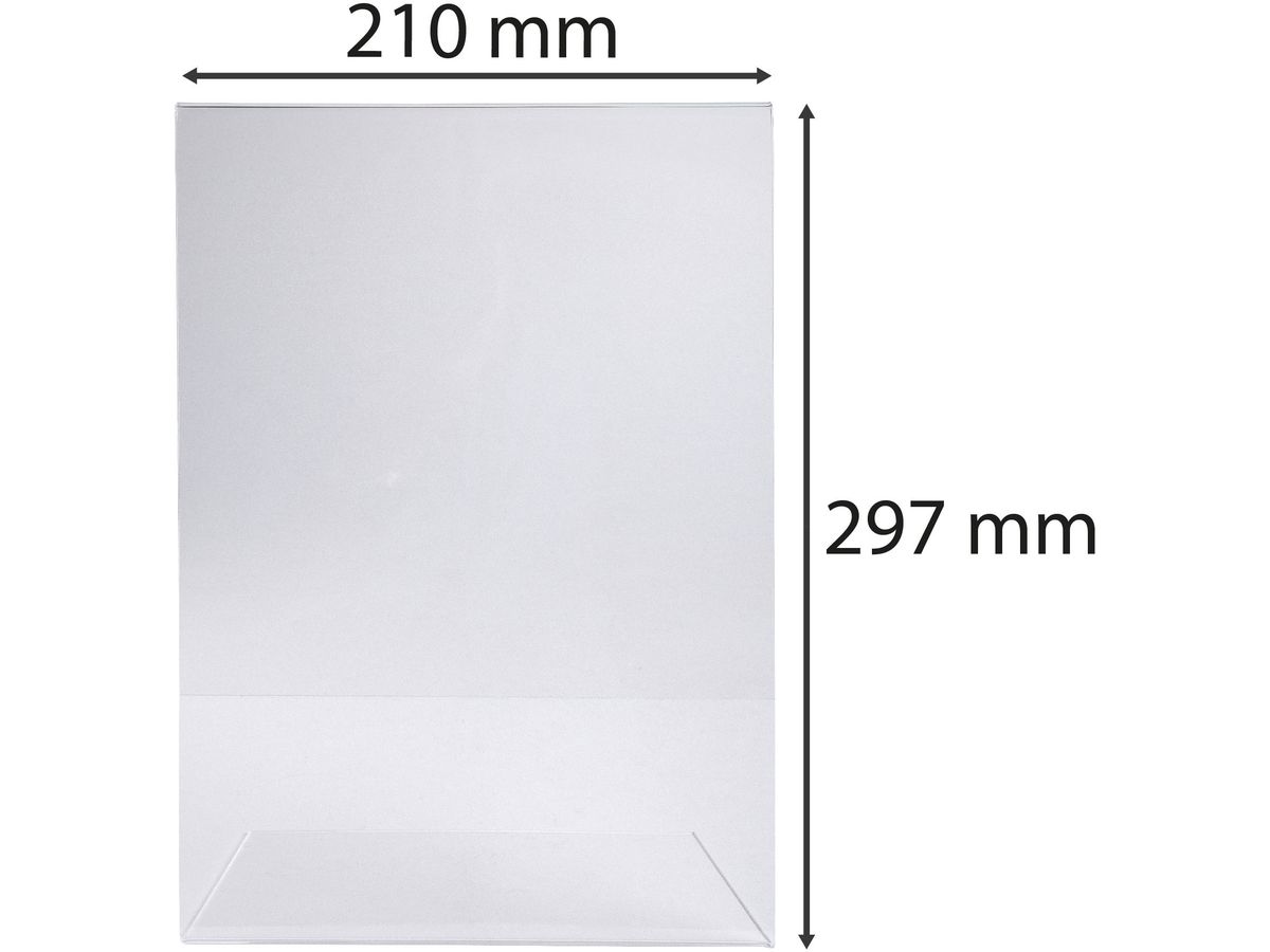 EXACOMPTA Tischaufsteller A4 84058D transparent hoch/quer (9002493109247)